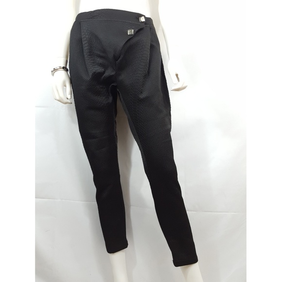 Amber Sakai Snake Embossed Dress Pants - Picture 3 of 8